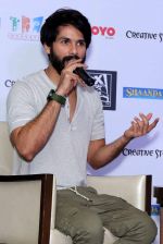 Shahid Kapoor at Delhi for promotions of Shaandaar on 15th Oct 2015